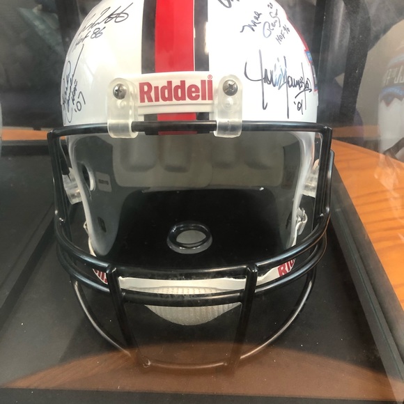 Nfl pro football hall of fame signed helmet. - Picture 3 of 4